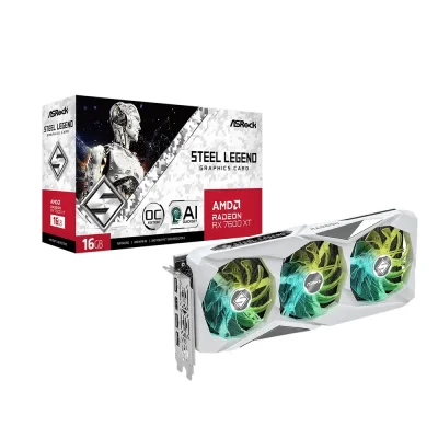 ASRock AMD Radeon RX 7600 XT Steel Legend 16GB GDDR6 OC Edition Видео карта