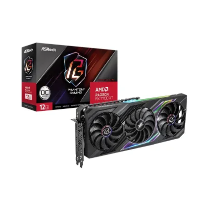 ASRock AMD Radeon RX 7700 XT Phantom Gaming 12GB GDDR6 OC Edition Видео карта