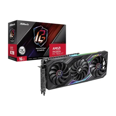 ASRock AMD Radeon RX 7800 XT Phantom Gaming 16GB GDDR6 OC Edition Видео карта