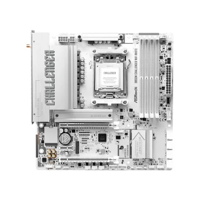 ASRock B850M Challenger WiFi White, AM5, DDR5, Wi-Fi 7 Дънна платка