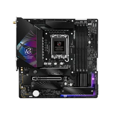 ASRock Phantom Gaming Z890M Riptide WiFi, LGA1851, DDR5, Wi-Fi 6E Дънна платка