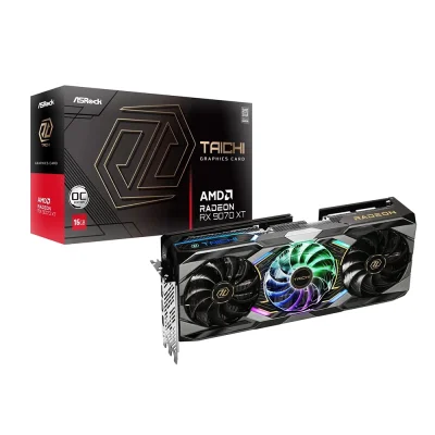 ASRock Radeon RX 9070 XT Taichi OC, 16GB GDDR6 Видео карта