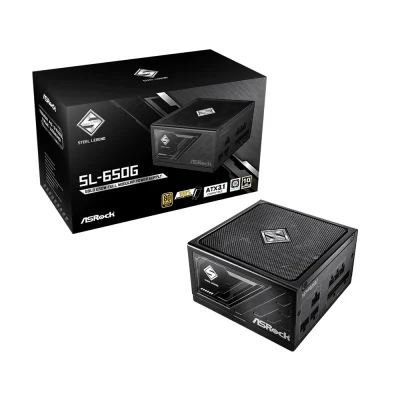 ASRock Steel Legend SL-650G 650W, 80 PLUS Gold, Модулно, ATX 3.1 Захранване за компютър