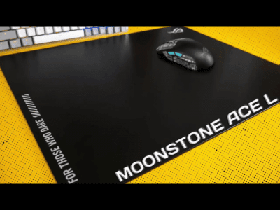 Стъклен геймърски пад от ново поколение - Asus ROG Moonstone Ace L ревю