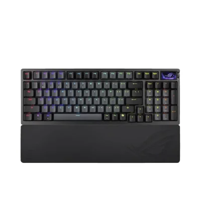 ASUS ROG Azoth 96 HE 8K Безжична механична геймърска клавиатура с ROG HFX V2 Magnetic регулируеми суичове