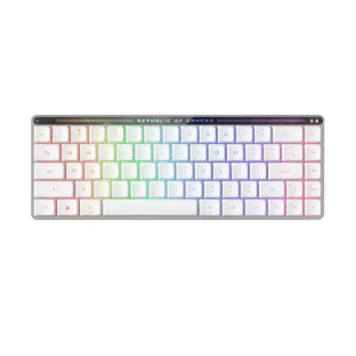 Asus ROG Falchion 65% RGB Безжична нископрофилна геймърска клавиатура с RX Low Profile Red суичове