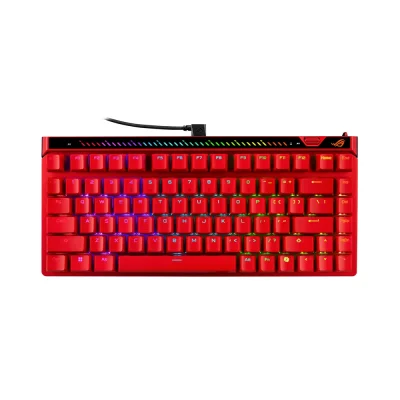 ASUS ROG Falchion Ace 75 HE Lava Red 8K Геймърска Hall Effect клавиатура с ROG HFX V2 Magnetic магнитни суичове