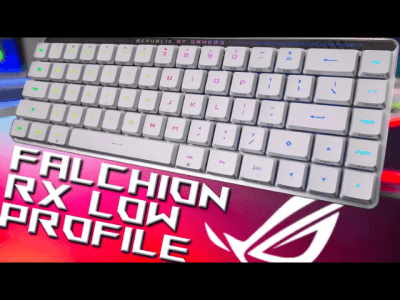Ултра тънка и супер бърза безжична геймърска клавиатура - Asus ROG Falchion RX Low Profile ревю