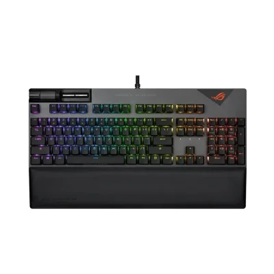 Asus ROG Strix Flare II Геймърска клавиатура с механични ROG NX Red суичове