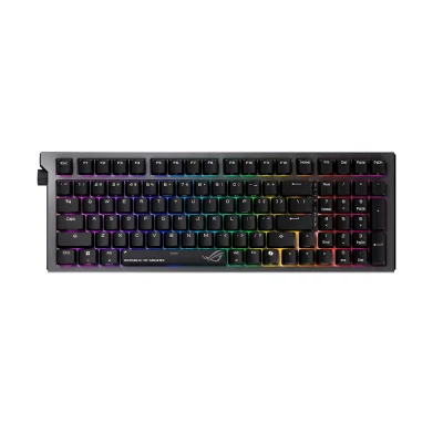 ASUS ROG Strix Morph 96 Геймърска безжична механична клавиатура с ROG NX Snow V2 суичове