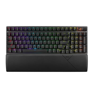 ASUS ROG Strix Scope II 96 Безжична геймърска клавиатура с ROG NX Snow суичове