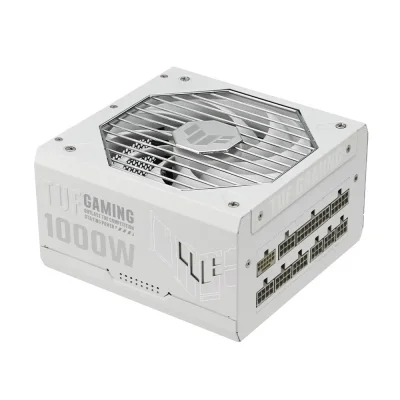 Asus TUF Gaming 1000W White Edition, 80 Plus Gold, Fully Modular Захранване за компютър