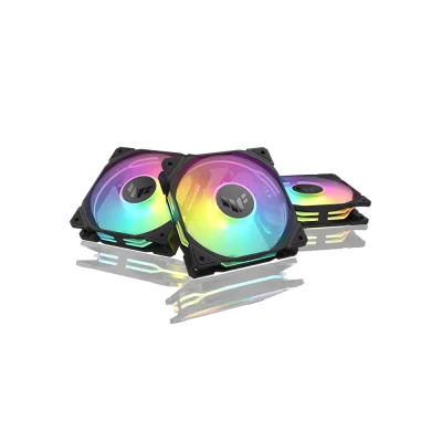 Asus TUF Gaming TR120 120mm ARGB Black Reverse Комплект вентилатори (3 броя)