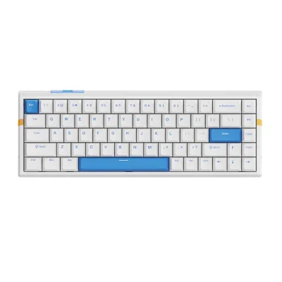 ATK RS6 8K White Геймърска механична клавиатура с Gateron Magnetic Jade Pro регулируеми суичове