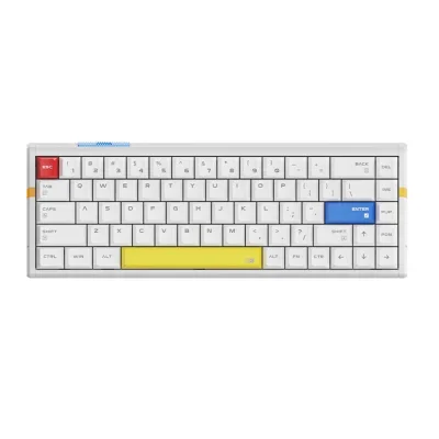 ATK RS6 Ultra 8K White Shadow Геймърска механична клавиатура с TTC RGB Magneto регулируеми суичове