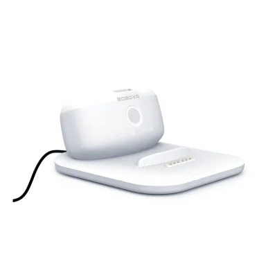BOBOVR BD2 White зарядна станция за две батерии B2 с включена батерия 5200 mAh