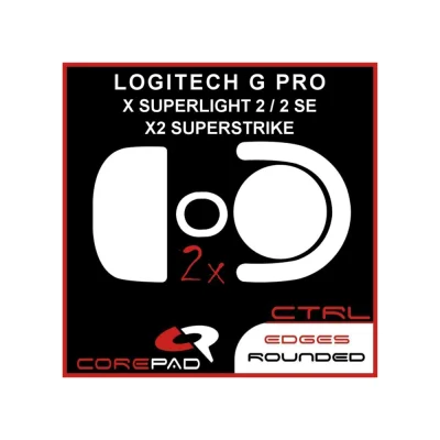 Corepad Skatez CTRL 648 Крачета за мишка Logitech G PRO X SUPERLIGHT 2 / 2 SE / G PRO X2 SUPERSTRIKE / X3 SUPERSTRIKE