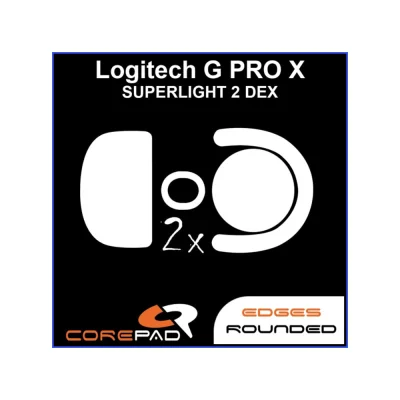 Corepad Skatez PRO 318 Крачета за мишка Logitech G PRO X SUPERLIGHT 2 DEX / G PRO X SUPERLIGHT 2 DEX SE