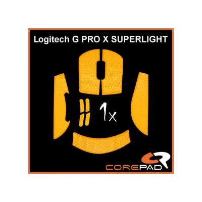 Corepad Soft Grips #703 Orange за Logitech G PRO X2 SUPERSTRIKE / X3 SUPERSTRIKE / G PRO X SUPERLIGHT 1/2 / G PRO X SUPERLIGHT 2 SE Грип ленти