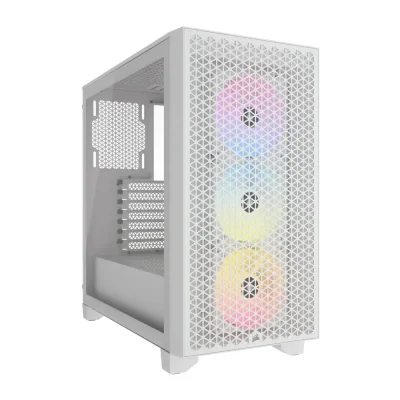  Corsair 3000D RGB Airflow White Компютърна кутия