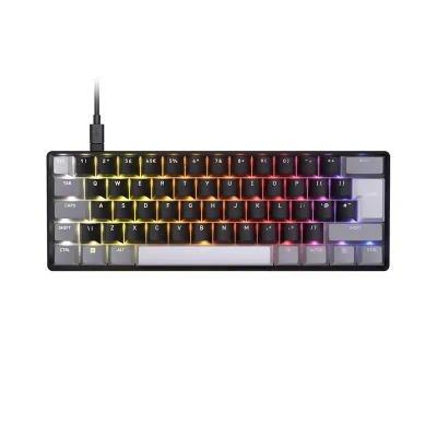 Corsair CLIPPER PRO MINI 60 Black 8K Геймърска механична клавиатура с Corsair MGX Hyperdrive CORE Magnetic регулируеми суичове