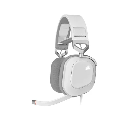 Corsair HS80 RGB USB White Геймърски слушалки с микрофон