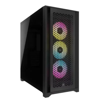 Corsair iCUE 5000D RGB Airflow Black Компютърна кутия