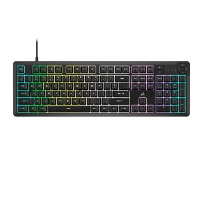 Corsair K55 CORE RGB Black Геймърска мембранна клавиатура