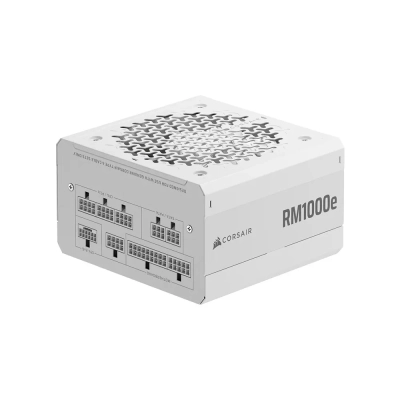 Corsair RMe Series RM1000e White 1000W, 80 Plus Gold, Модулно, PCIe 5.1, ATX 3.1 Захранване за компютър