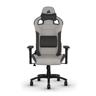 Corsair T3 Rush Fabric 2023 Grey/Charocal Ергономичен геймърски стол
