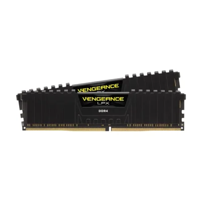 Corsair Vengeance LPX Black 16GB (2x8), DDR4, 3200 MHz, CL16, Intel XMP RAM памет