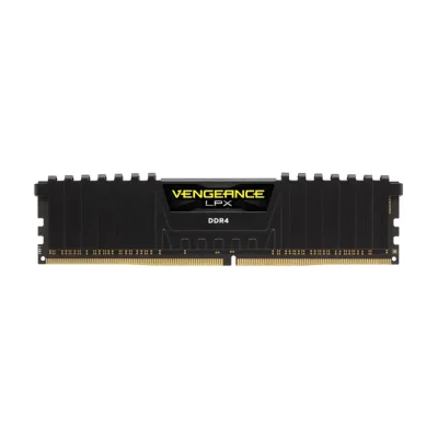 Corsair Vengeance LPX Black 8GB (1x8), DDR4, 3200 MHz, CL16, Intel XMP Рам памет