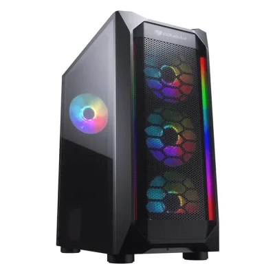 Cougar MX410 Mesh-G RGB Black Компютърна кутия