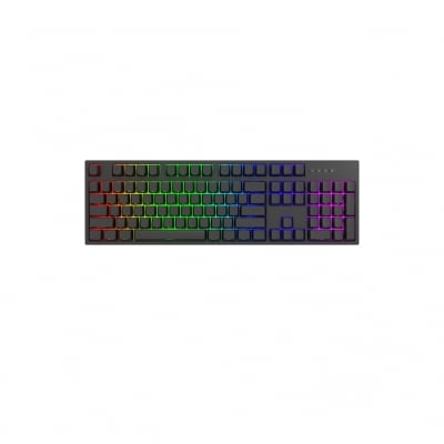 Dark Project KD104A Side Print Full-Size RGB Hot-Swappable Геймърска механична клавиатура с Gateron Optical Red 2.0 суичове
