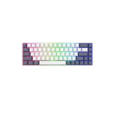 Dark Project KD68B White Navy Геймърскa механична клавиатура с G3ms Sapphire суичове