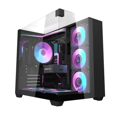 darkFlash TH285 ARGB Black Компютърна кутия