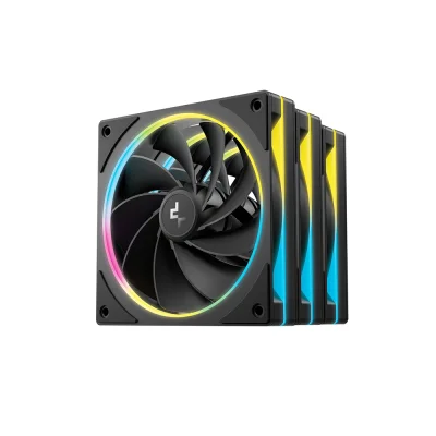 DeepCool FL12R SE 120mm ARGB Black Reverse Комплект вентилатори (3 броя)