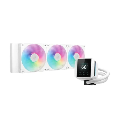 DeepCool MYSTIQUE 360 WH ARGB LCD White AIO Воден охладител за процесор