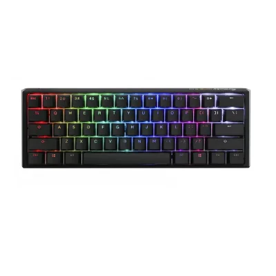 Ducky One 3 Mini Classic 60% Hot-Swappable RGB Геймърска механична клавиатура с Cherry MX Black суичове
