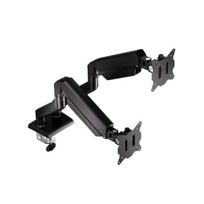 ENDORFY Atlas GS Double Black (до 32") Стойка за 2 монитора с газов амортисьор