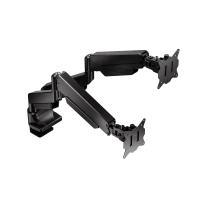 ENDORFY Atlas GS Pro Double Arm Black (до 42") Стойка за 2 монитора с газов амортисьор