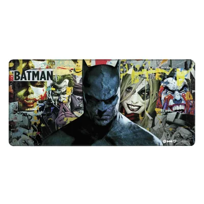 FS DC Batman Torn Collage - Batman and Villains XL Геймърски пад за мишка и клавиатура