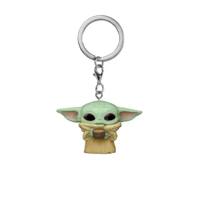 Funko Pocket Pop!: The Mandalorian - The Child with Cup Ключодържател