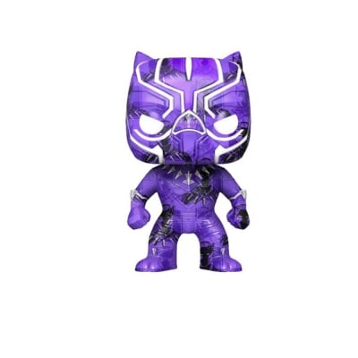 Funko POP! Art Series Marvel: Black Panther (with Plastic Case) (Special Edition) Фигурка