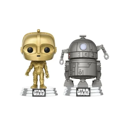 Funko POP! Disney: Star Wars: Concept - C-3PO & R2-D2 (Exclusively at Disney) Комплект от фигури
