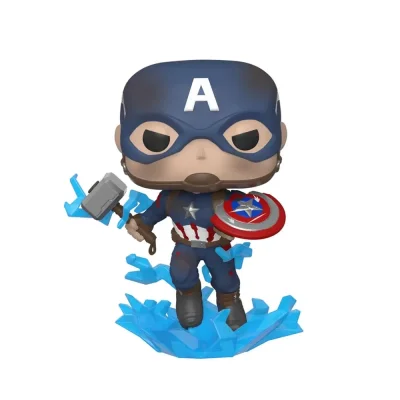 Funko Pop! Marvel: Avengers Endgame Captain America With Broken Shield & Mjolnir #573 Фигурка