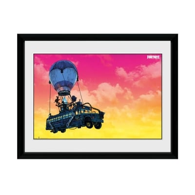 GBeye FORTNITE Battle Bus 30 x 40 Постер с рамка