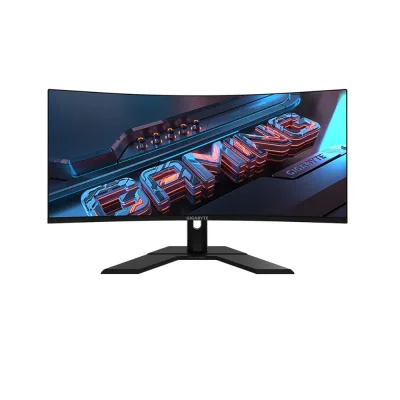 Gigabyte GS34WQC 34" VA, 135Hz, 1ms, WQHD (3440 x 1440), HDR Ready, 1500R Curved Извит геймърски монитор