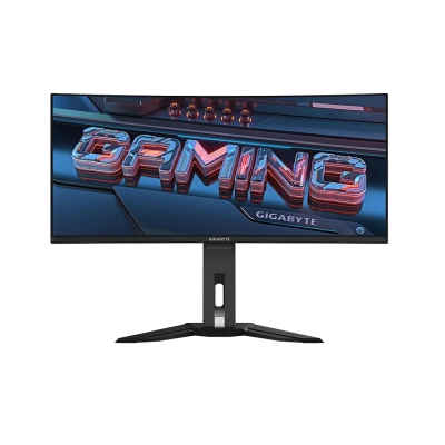 Gigabyte MO34WQC2 34", QD-OLED, 240Hz, 0.03ms, WQHD (3840 x 1440), Vesa ClearMR 13000, DisplayHDR True Black 400 Извит геймърски монитор