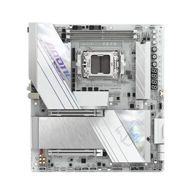 Gigabyte X870 AORUS TACHYON ICE, AM5, DDR5, Wi-Fi 7, 5GbE Дънна платка